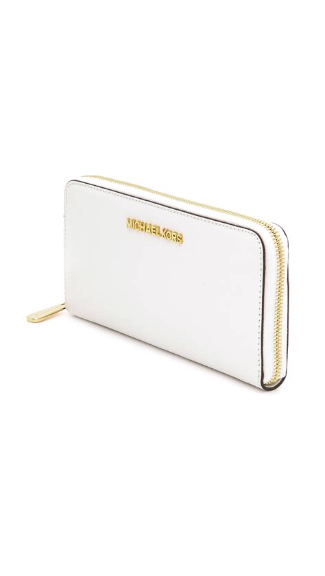 michael kors walnut color wallet|Michael Kors optic white handbags.